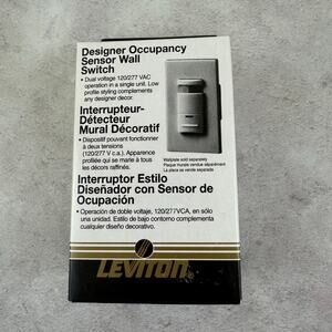 Leviton ODS10-IDI Designer Occupancy Sensor Wall Switch - Ivory NEW